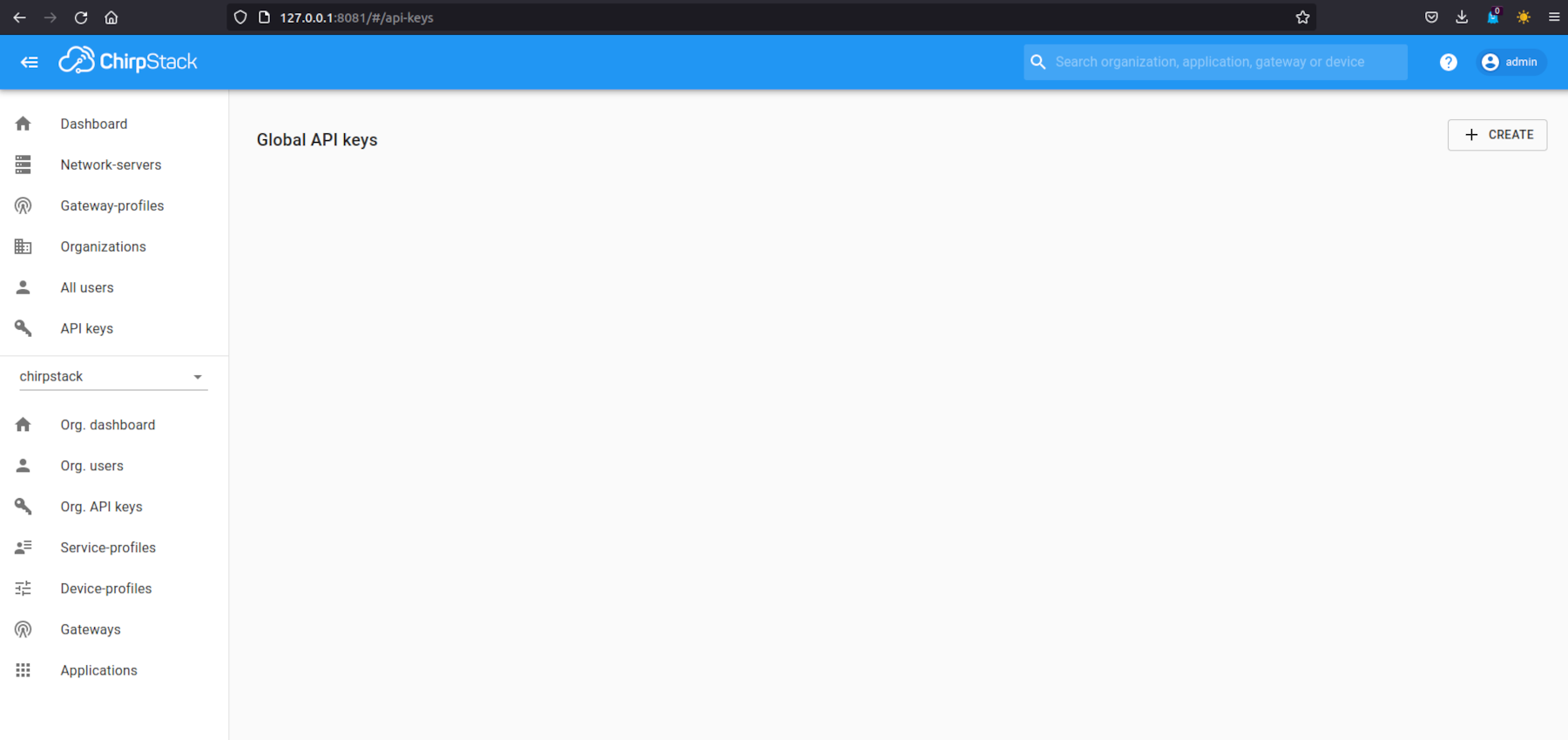 Open API keys