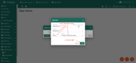 Input alias name "edge device". Select Filter type - "Single entity", Type - "Device", Device - "In-vehicle monitoring system". Then click "Add" button.