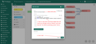 Input node name, e.g. "Transform incoming message" and add <b>JavaScript</b> code (you can copy and paste it from the snippet above) to send further only "distance" readings. Click "Add" to proceed.