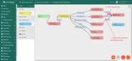 Remove connection between nodes "Save Timeseries" and newly added script node.