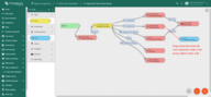 Drag connection from "Save Timeseries" to the transformation script node.