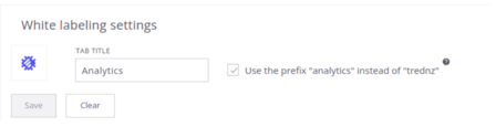 Change Trendz analytics loading URL path in self hosted installation