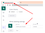Change Trendz analytics tab title