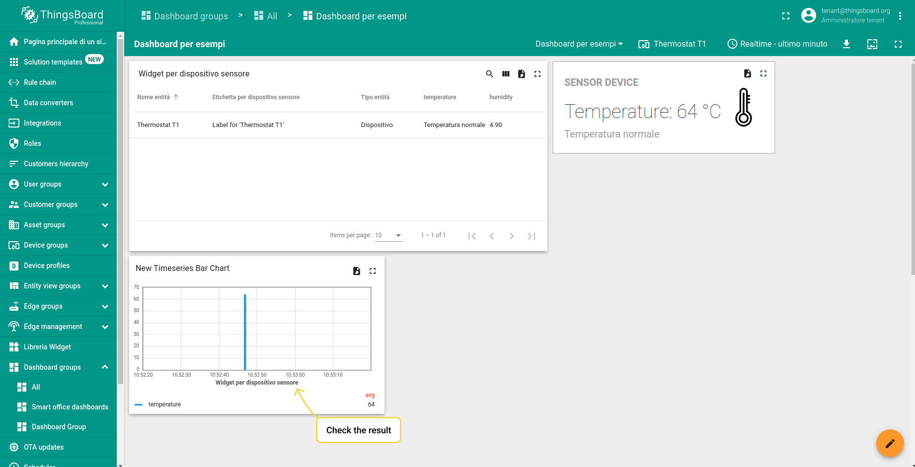 Step 4. View translated X axis title.