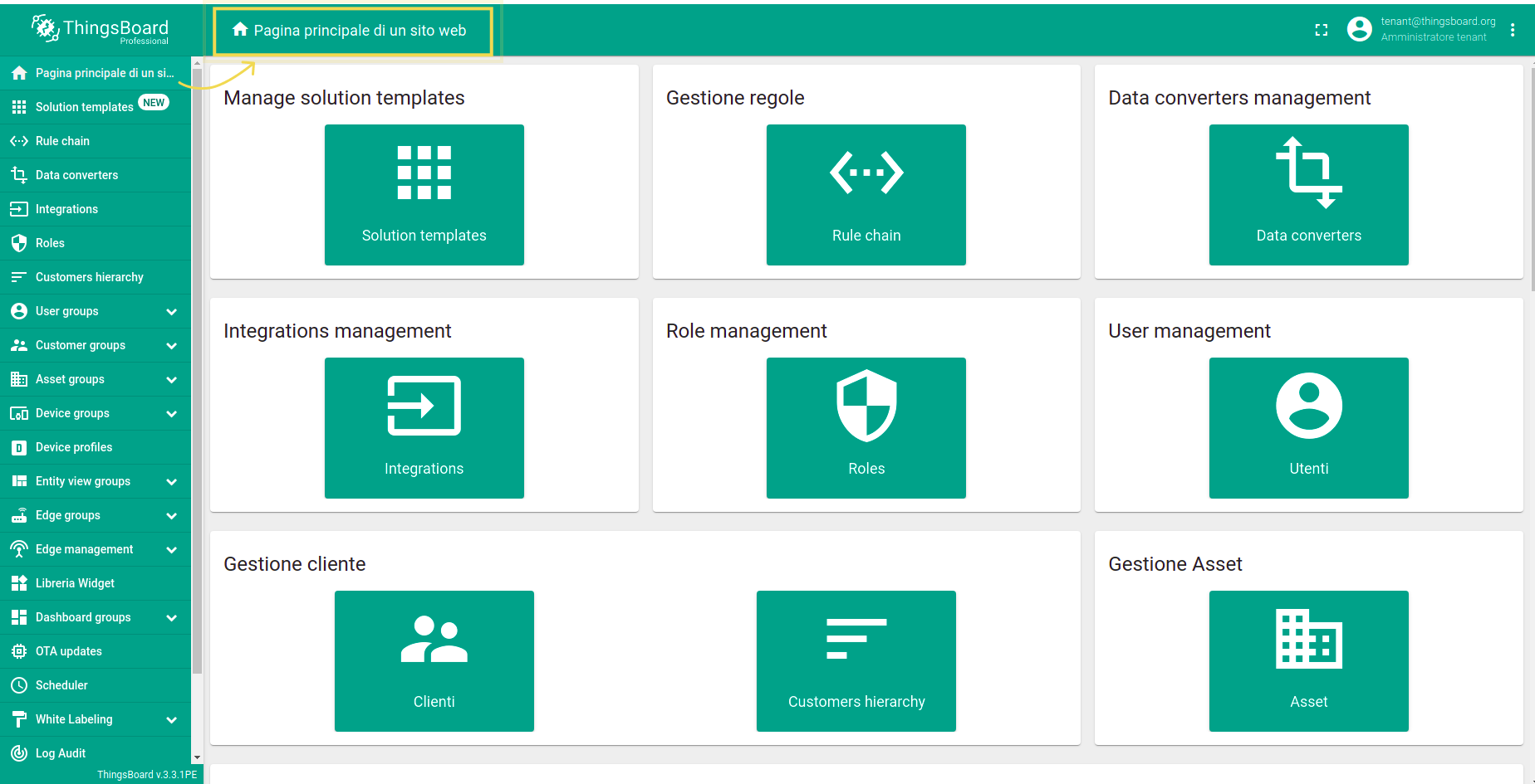 Step 2. Navigate to the Home page and check translated menu.